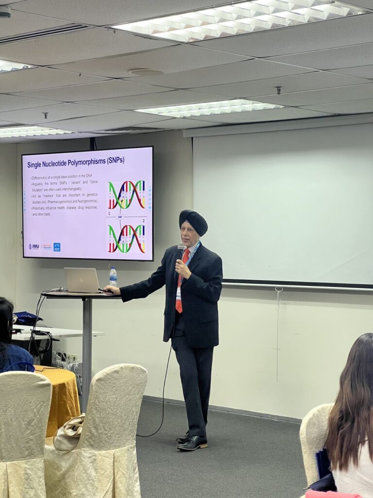 Dato' Dr Rajbans Singh explaining the fundamentals of Precise NGx in IMU