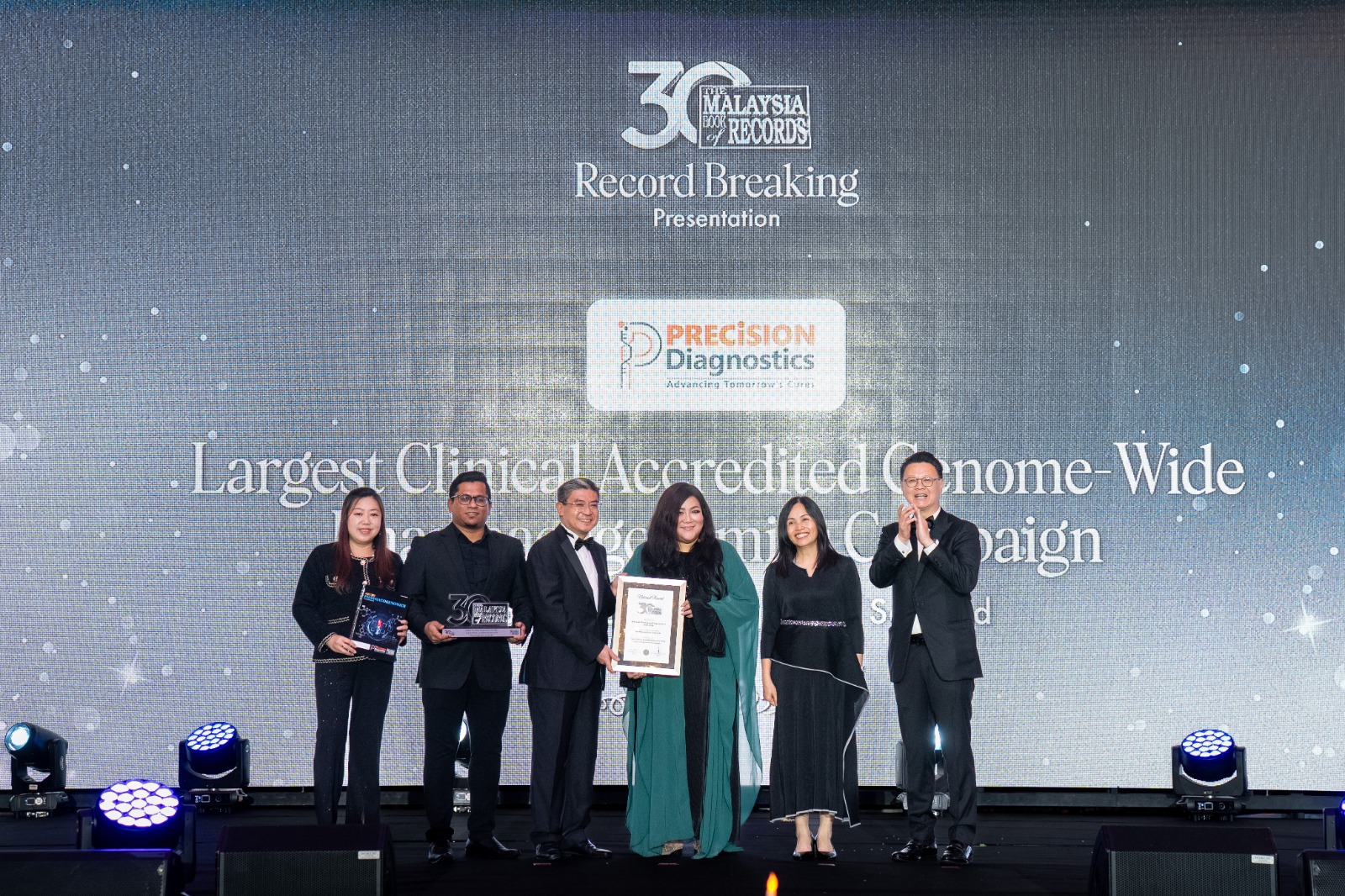 Picture of Global Precision Diagnostics with the Sunway Multicare Pharmacy team