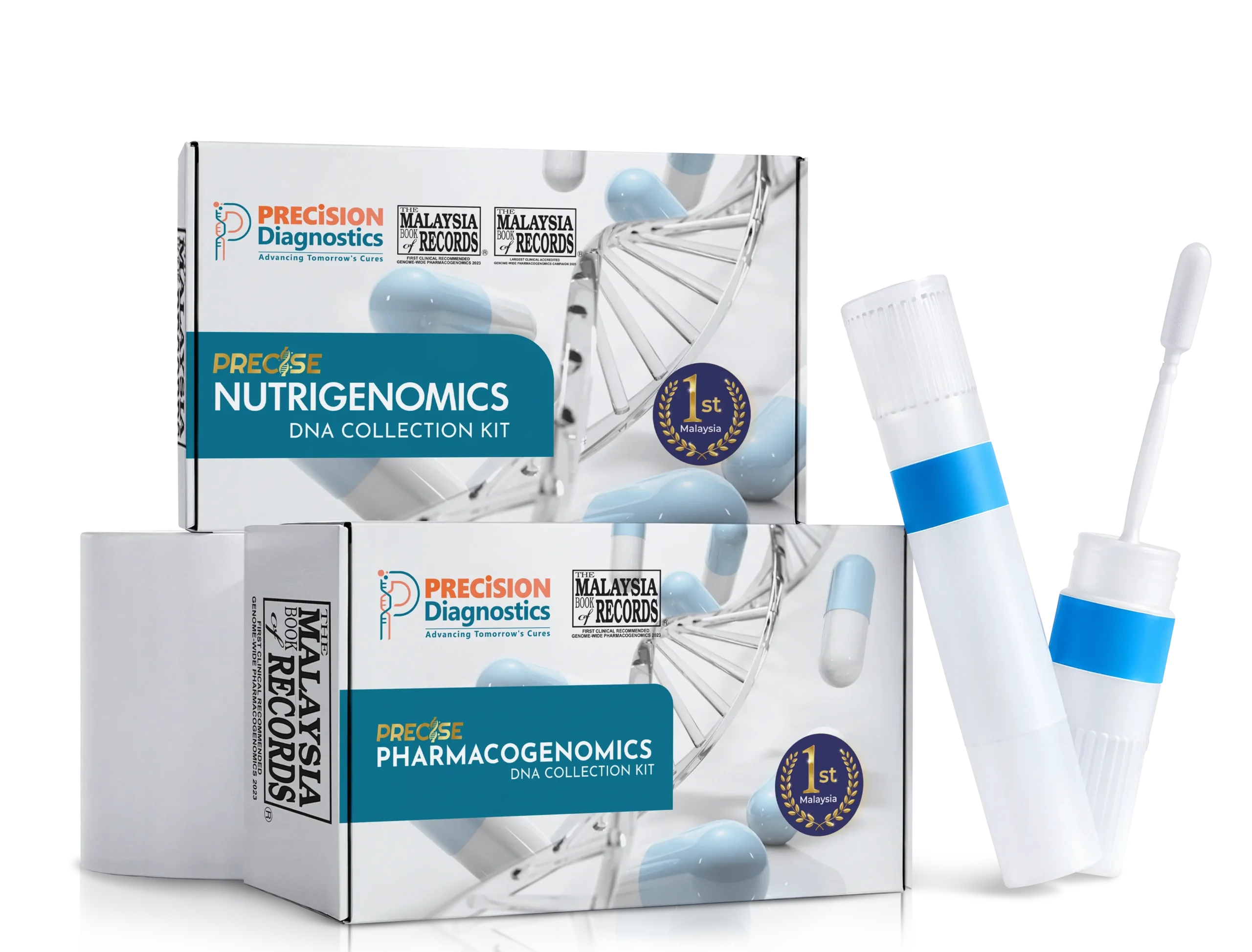 Buccal swab DNA collection kit for Pharmacogenomics and Nutrigenomics genetic testing